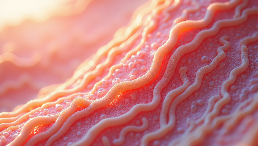 Close-up digital illustration of human skin microscopic structure Why Is Skin Stretchy?